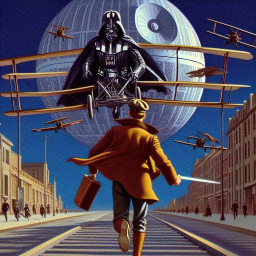 DARK LORD FLYING HIGH ON A SHITTY PLANE