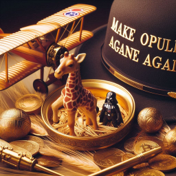 TOYS BANGING IN A GOLDEN CARNIVAL OF DECADENCE