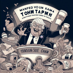 GOVERNMENT SERVING SHIT IN A BOWL