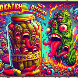 PICKLES SCREAMING IN A JAR OF HELLFIRE