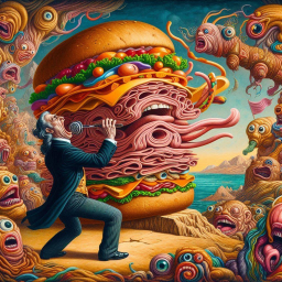 BURGER GOBBLING SOULS WITH A SIDE OF NIGHTMARES