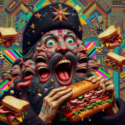 SANDWICHES SCREAMING FOR A TASTE OF HUMANITY