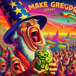 UNCLE SAM'S PICKLE PARTY IN HELL