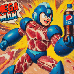 MEAT MAN PUNCHING PEPSI INTO YOUR SOUL