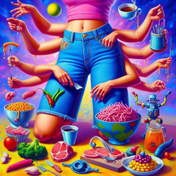 BELLIES SPILLING GUTS ON A PLATE OF CHAOS