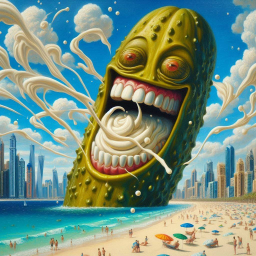 PICKLE CUMMING ON A CITY OF DREAMS