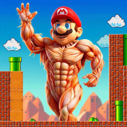 MUSCLES FLEXING LIKE A FREAKY MONSTER