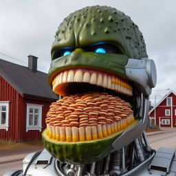 ROBOT GOBBLING MEATY DISASTERS WHOLE